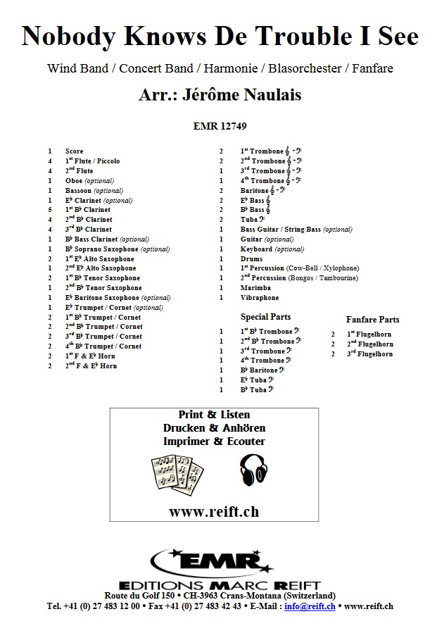 Nobody Knows De Trouble I See - hier klicken