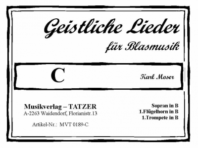 Geistliche Lieder für Blasmusik, Heft C - hier klicken