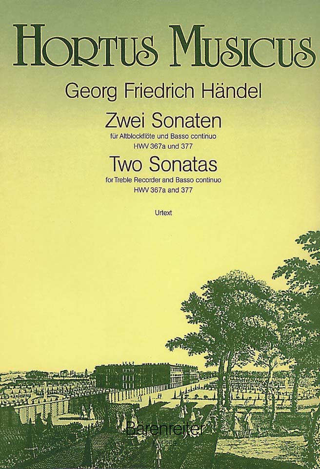 2 Sonaten: HWV 367a, 377. - hier klicken 2 Sonaten: HWV 367a, 377. - hier klicken