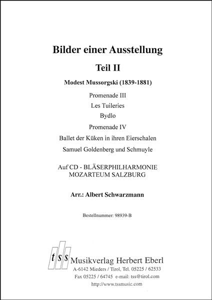 Bilder einer Ausstellung #2 - hier klicken Bilder einer Ausstellung #2 - hier klicken