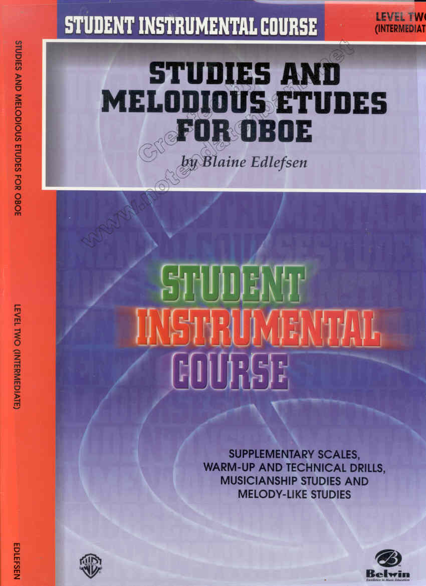 Studies and melodious Etudes for Oboe #2 - hier klicken