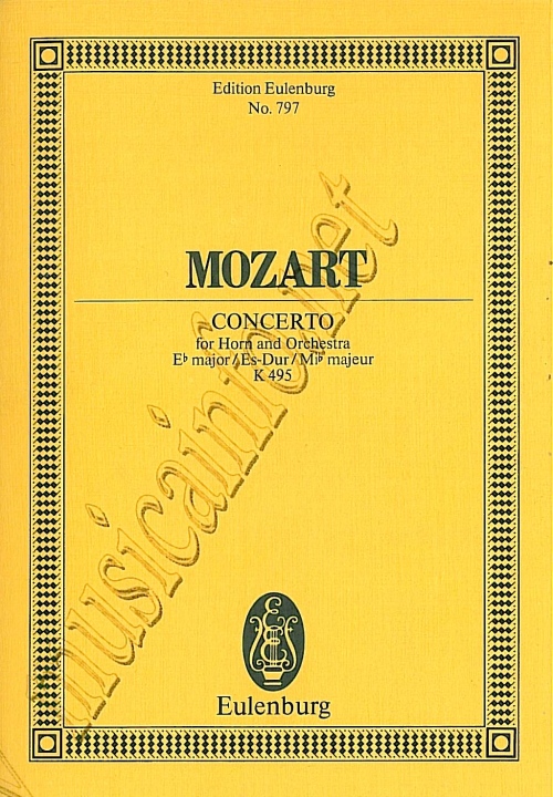 Concerto for Horn and Orchestra #4 Es-Dur - hier klicken Concerto for Horn and Orchestra #4 Es-Dur - hier klicken