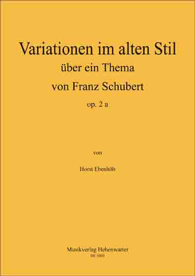 Variationen im alten Stil �ber ein Thema von Franz Schubert - hier klicken