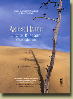 Jewish Rhapsody (Truat Melekh) for B-flat Clarinet/Bass Clarinet and Orchestra - hier klicken