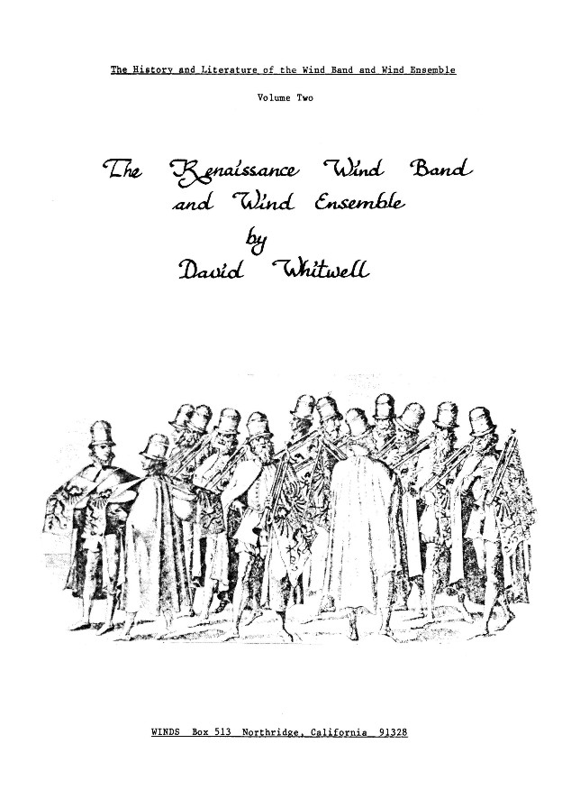 Renaissance Wind Band and Wind Ensemble, The #2 - hier klicken