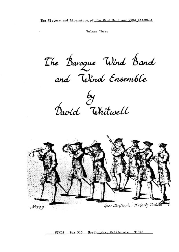 Baroque Wind Band and Wind Ensemble, The #3 - hier klicken