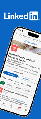 Musicainfo Linkedin - hier klicken